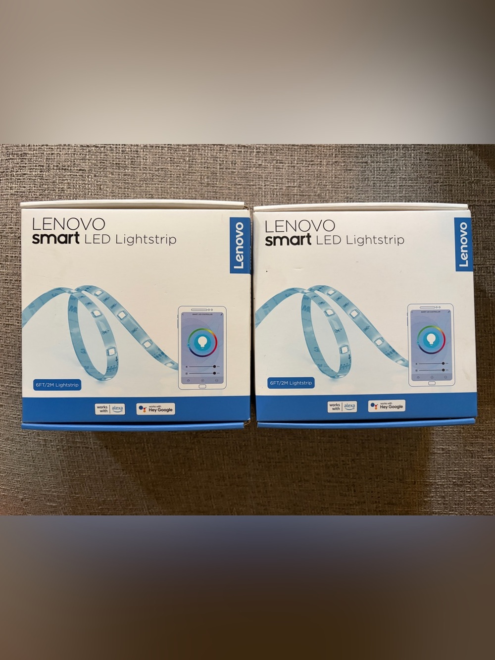 2! Lenovo Smart LED Lightstrip NWB - TWO sets